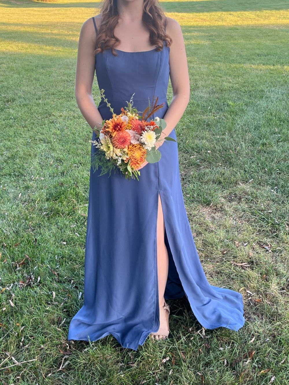 Birdy Grey Amy Dress in Dusk Blue Chiffon